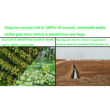 Viagrow 11 lb. (5KG) Coconut Coir Block of Soilless Media