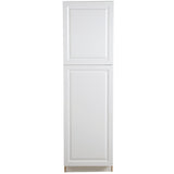 Benton Assembled 18x84x24 in. Pantry Cabinet with Adjustable Shelves in Amber - Super Arbor
