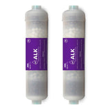 Express Water – 2 Pack Alkaline Filter Replacement – Mineral, Antioxidant, pH+ – Under Sink Reverse Osmosis System
