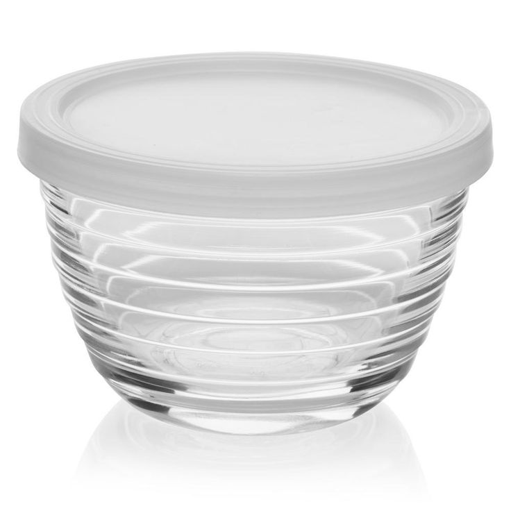 8-piece Small Glass Bowl Set with Lids