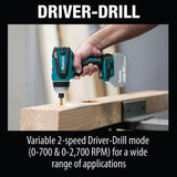 18-Volt LXT Lithium-Ion Brushless Cordless Hybrid 4-Function Impact Hammer Driver Drill (Tool Only)