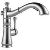 Delta Cassidy Arctic Stainless 1-Handle Deck-Mount Pull-Out Handle Kitchen Faucet