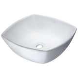 Deux Series Ceramic Vessel Sink in White - Super Arbor