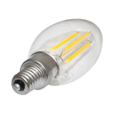 Euri Lighting 60 Watt Equivalent Cool White (5000K) B10 ENERGY STAR and Dimmable LED Light Bulb in Clear (4-Pack)