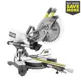 18-Volt ONE+ONE Cordless Brushless 10 in. Dual Bevel Sliding Miter Saw with 2.0 Ah Battery and Charger Kit