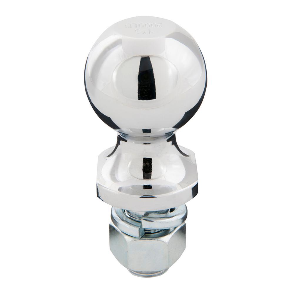 TowSmart 2,000 lb. Capacity 1-7/8 in. x 3/4 in. Shank Diameter x 1-1/2 in. Shank Length Chrome Hitch Ball - Super Arbor