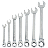 Craftsman 12 Point Metric Ratcheting Combination Wrench Set, 7 pc