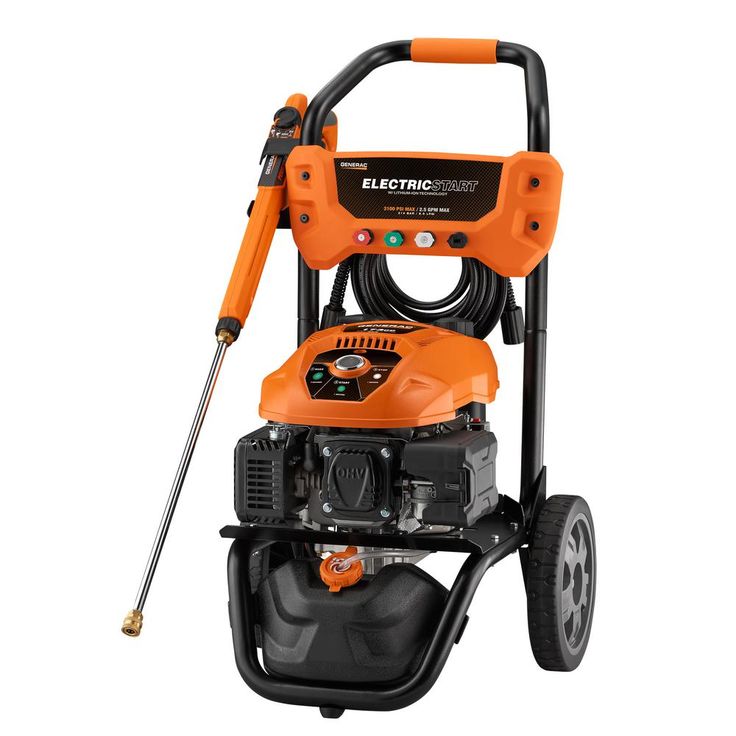 Generac 3100 PSI 2.5 GPM Electric Start Residential Pressure Washer