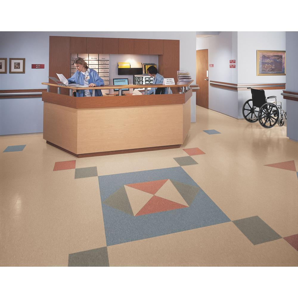 Armstrong Imperial Texture VCT 12 in. x 12 in. Etruscan Standard Excelon Commercial Vinyl Tile (45 sq. ft. / case) - Super Arbor