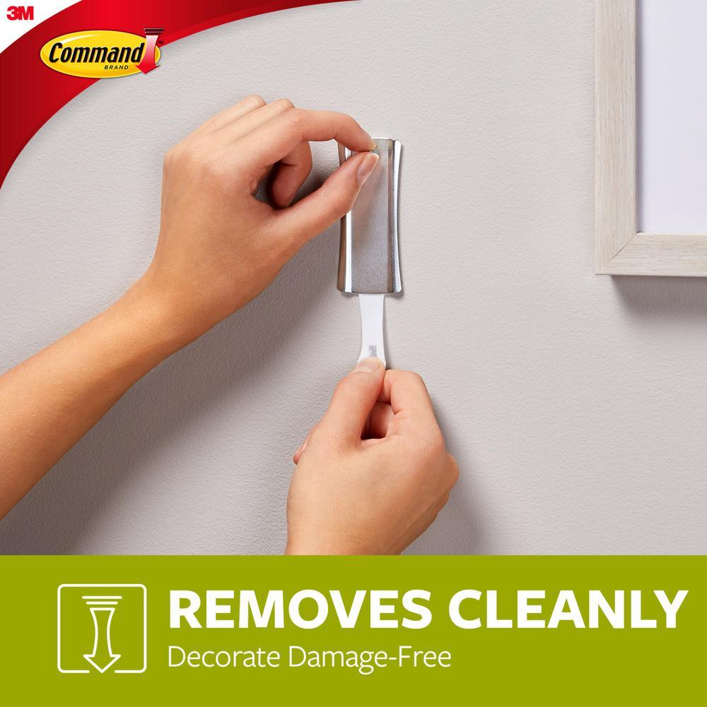 Large White Sticky Nail Sawtooth Hanger 3-Hangers 6-Large Adhesive Strips and 6-Sets of Mini Adhesive Strips/Pack - Super Arbor