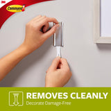 Large White Sticky Nail Sawtooth Hanger 3-Hangers 6-Large Adhesive Strips and 6-Sets of Mini Adhesive Strips/Pack - Super Arbor
