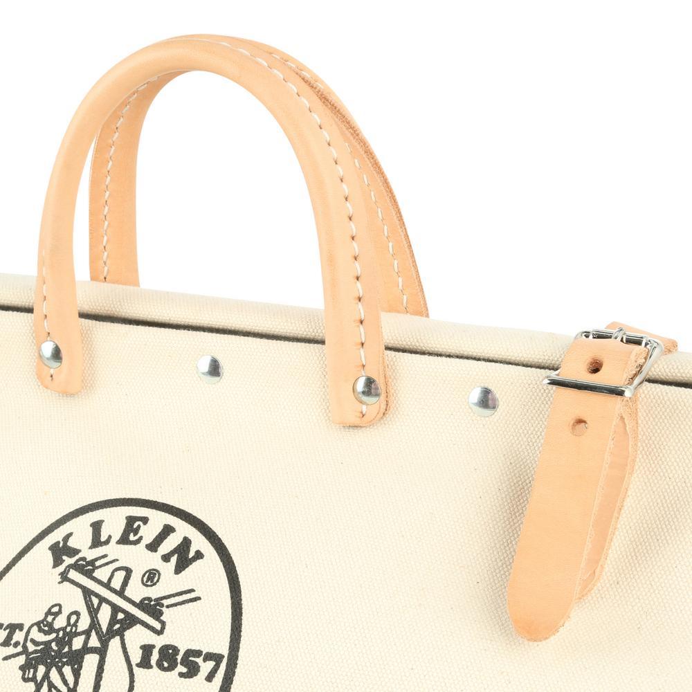 Deluxe Tool Bag, Canvas, 13 Pockets, 18-Inch - Super Arbor
