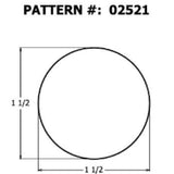 Alexandria Moulding Round Ramin Hardwood Dowel, 1-1/2 in. Diameter x 48 in. Length, Pink