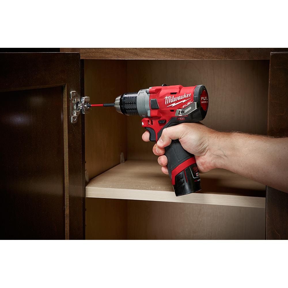 M12 FUEL 12-Volt Lithium-Ion Brushless Cordless 1/2 in. Drill Driver Kit W/ 4.0Ah & 2.0Ah Battery & Hard Case