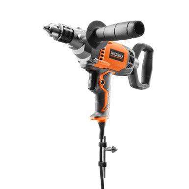 RIDGID 9 Amp Corded 1/2 in. Spade Handle Mud Mixer (Model R7122)