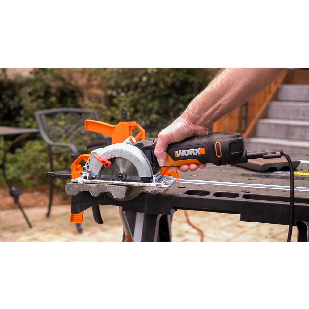 WorxSaw 4-1/2 in. 4.5 Amp Compact Circular Saw - Super Arbor