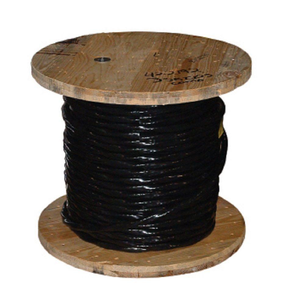 500 ft. 2/0 Black Stranded CU SIMpull THHN Wire - Super Arbor