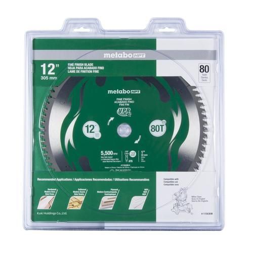 Metabo HPT (was Hitachi Power Tools) Viper 12-in 80-Tooth Carbide Miter Saw Blade