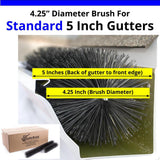 Standard 5 in. - 120 ft. Pack Max-Flow Filter Brush Gutter Guard