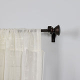 Style Selections 48-in To 84-in Oil Rubbed Bronze Steel Single Curtain Rod