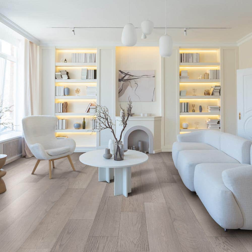 MSI Baker Cove White Oak XXL 5/8 in. T x 9.45 in. W Tongue and Groove Engineered Hardwood Flooring (1363.92 sq. ft./pallet)