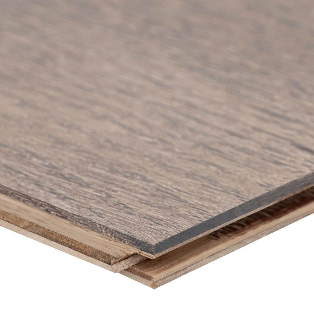 MSI Baker Cove White Oak 3/8 in. T x 7 in. W Tongue and Groove Engineered Hardwood Flooring (23.37 sq. ft./case)