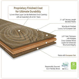 MSI Baker Cove White Oak 3/8 in. T x 7 in. W Tongue and Groove Engineered Hardwood Flooring (23.37 sq. ft./case)