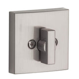 Baldwin Prestige Spyglass Satin Nickel Square Single Cylinder Deadbolt with SmartKey Security