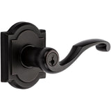 Baldwin Prestige Madrina Venetian Bronze Keyed Entry Door Lever with SmartKey Security