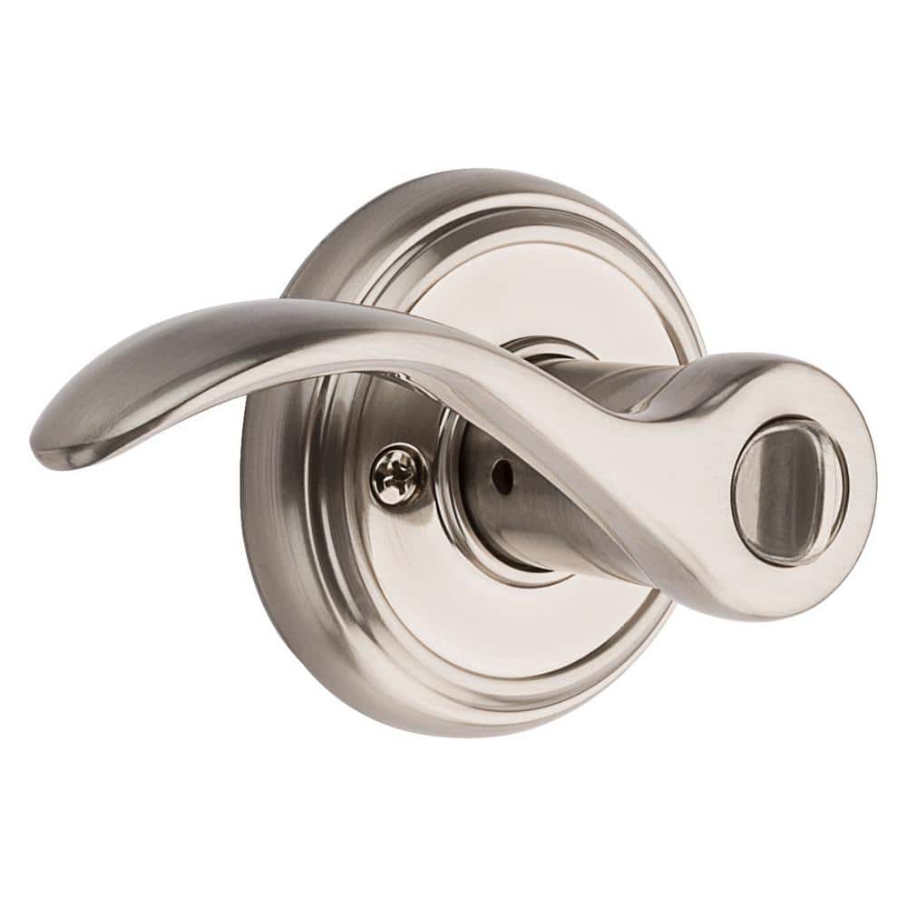 Baldwin Prestige Tobin Satin Nickel Keyed Entry Door Lever with SmartKey Security