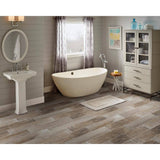 MSI Barnwood Cognac 8 in. x 36 in. Matte Porcelain Floor and Wall Tile, 20 Cases (280 sq. ft./Pallet)