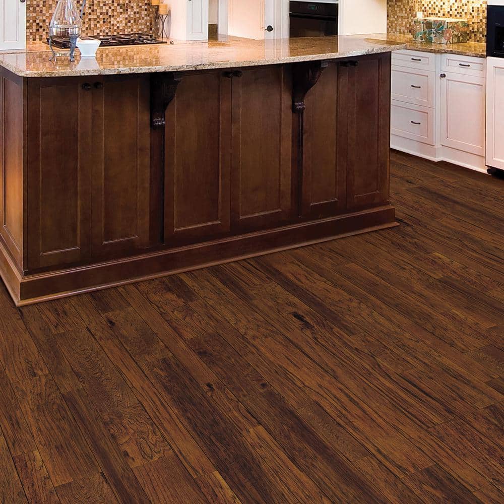 HOMELEGEND Barrett Distressed Hickory 3/8 in. T x 3.5 in. W Engineered Click Hardwood Flooring (26.3 sqft/case)
