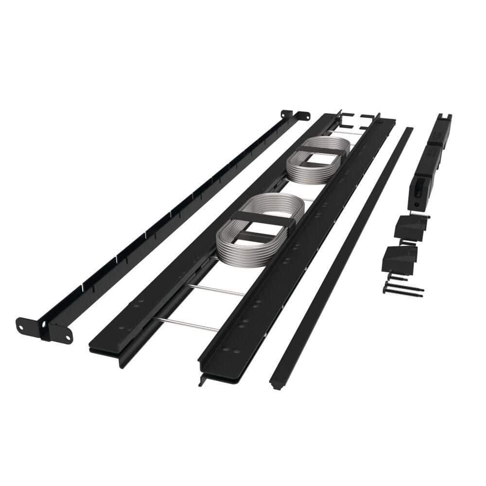 Barrette Outdoor Living Elevation Aluminum 6 ft. x 36 in. Matte Black Level Panel for Cable Railing System