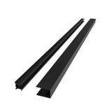 Barrette Outdoor Living Elevation Aluminum 2.29 in. x 3.31 in. x 5.73 ft. Matte Black Beam Kit for Cable Railing System