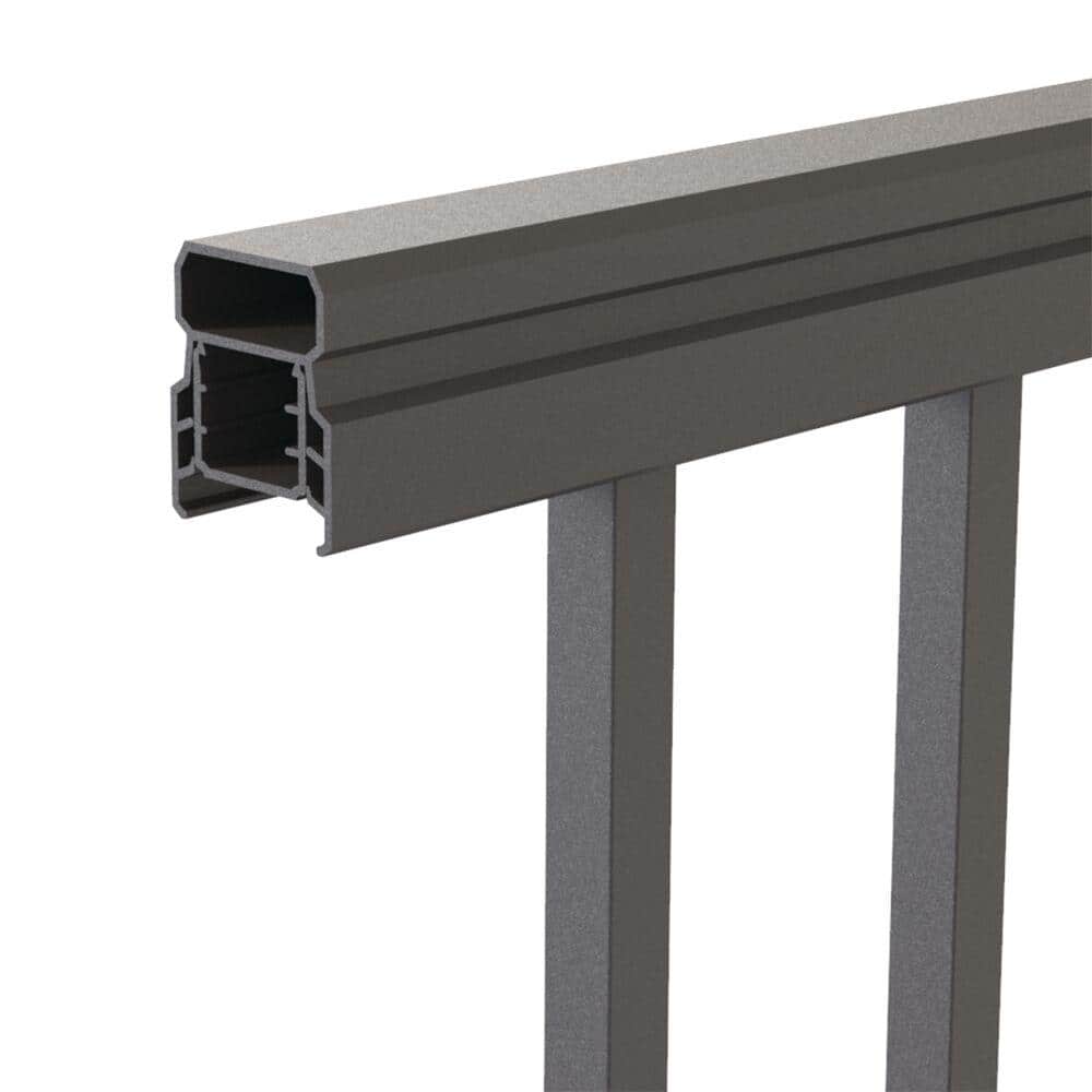 Barrette Outdoor Living VersaRail Classic 6 ft. x 36 in. Matte Bronze Aluminum Rail Stair Kit