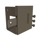 Barrette Outdoor Living 2.625 in. x 0.625 in. x 1.75 in. Steel Light Bronze Gate Stop