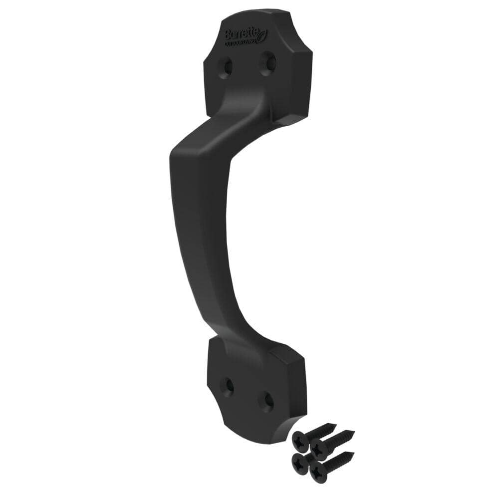 Barrette Outdoor Living 7.875 in. Black Gate Handle