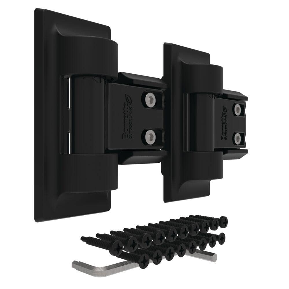 Barrette Outdoor Living 3.875 in. x 4.812 in. Stainless Light Duty Gate Hinge (2-Pack)