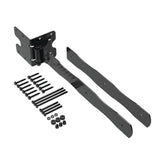 Barrette Outdoor Living 22.375 in. x 4.25 in. Black Drive Gate Strap Hinge