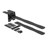 Barrette Outdoor Living 22.375 in. x 4.25 in. Black Drive Gate Strap Hinge