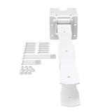 Barrette Outdoor Living 22.375 in. x 4.25 in. White Drive Gate Strap Hinge