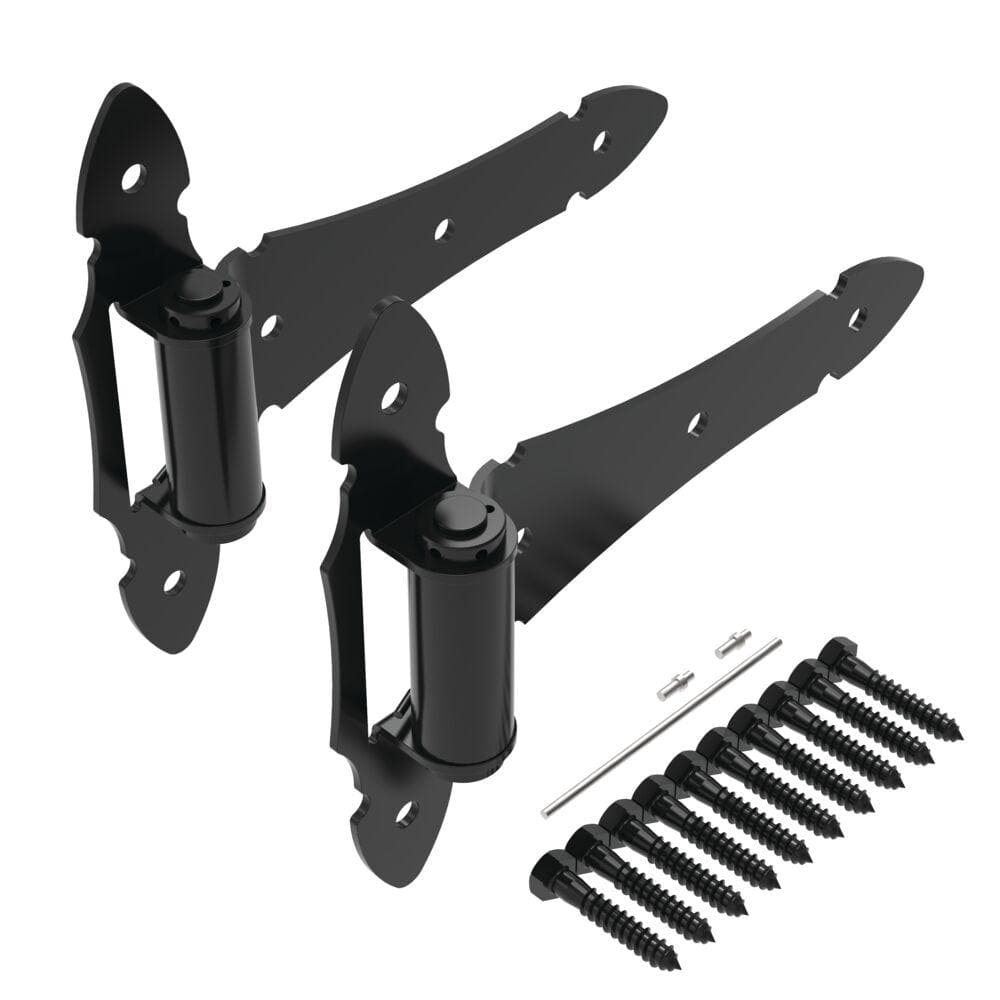 Barrette Outdoor Living 8 in. Heavy-Duty Ornamental T-Hinge (2-Pack)