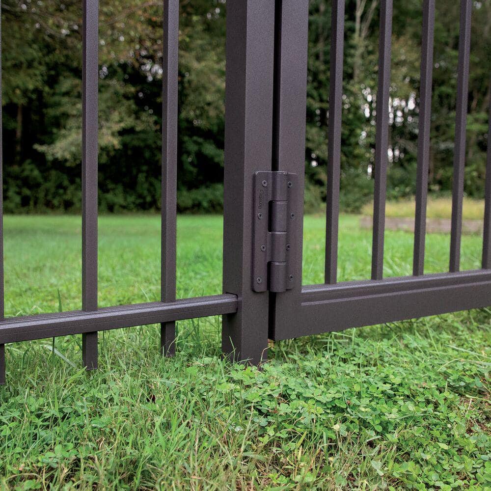 Barrette Outdoor Living 3.125 in. x 7.187 in. Matte Bronze Aluminum Heavy-Duty Butterfly Hinge (2-Pack)