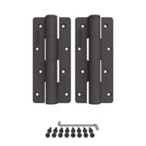 Barrette Outdoor Living 3.125 in. x 7.187 in. Matte Bronze Aluminum Heavy-Duty Butterfly Hinge (2-Pack)
