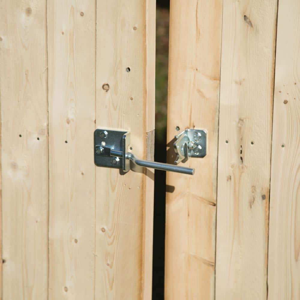 Barrette Outdoor Living 7.5 in. x 2.562 in. Heavy-Duty Zinc Floating Bar Gravity Latch