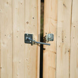 Barrette Outdoor Living 7.5 in. x 2.562 in. Heavy-Duty Zinc Floating Bar Gravity Latch