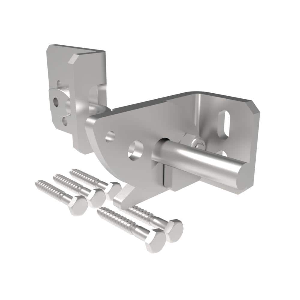 Barrette Outdoor Living 7.5 in. x 2.562 in. Heavy-Duty Zinc Floating Bar Gravity Latch