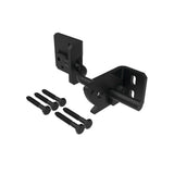 Barrette Outdoor Living 7.5 in. x 2.562 in. Heavy-Duty Black Floating Bar Gravity Latch
