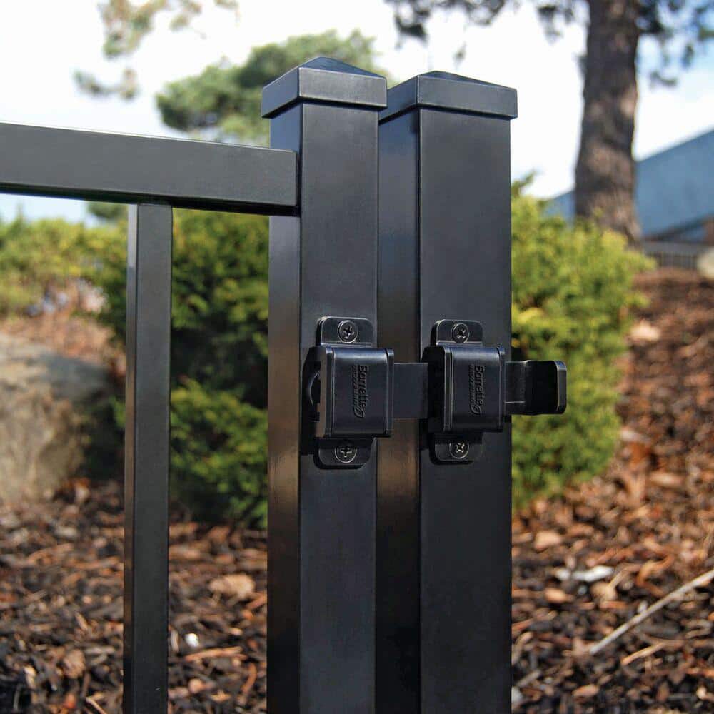 Barrette Outdoor Living 4.812 in. x 3.125 in. Stainless Steel Slide Bar Latch