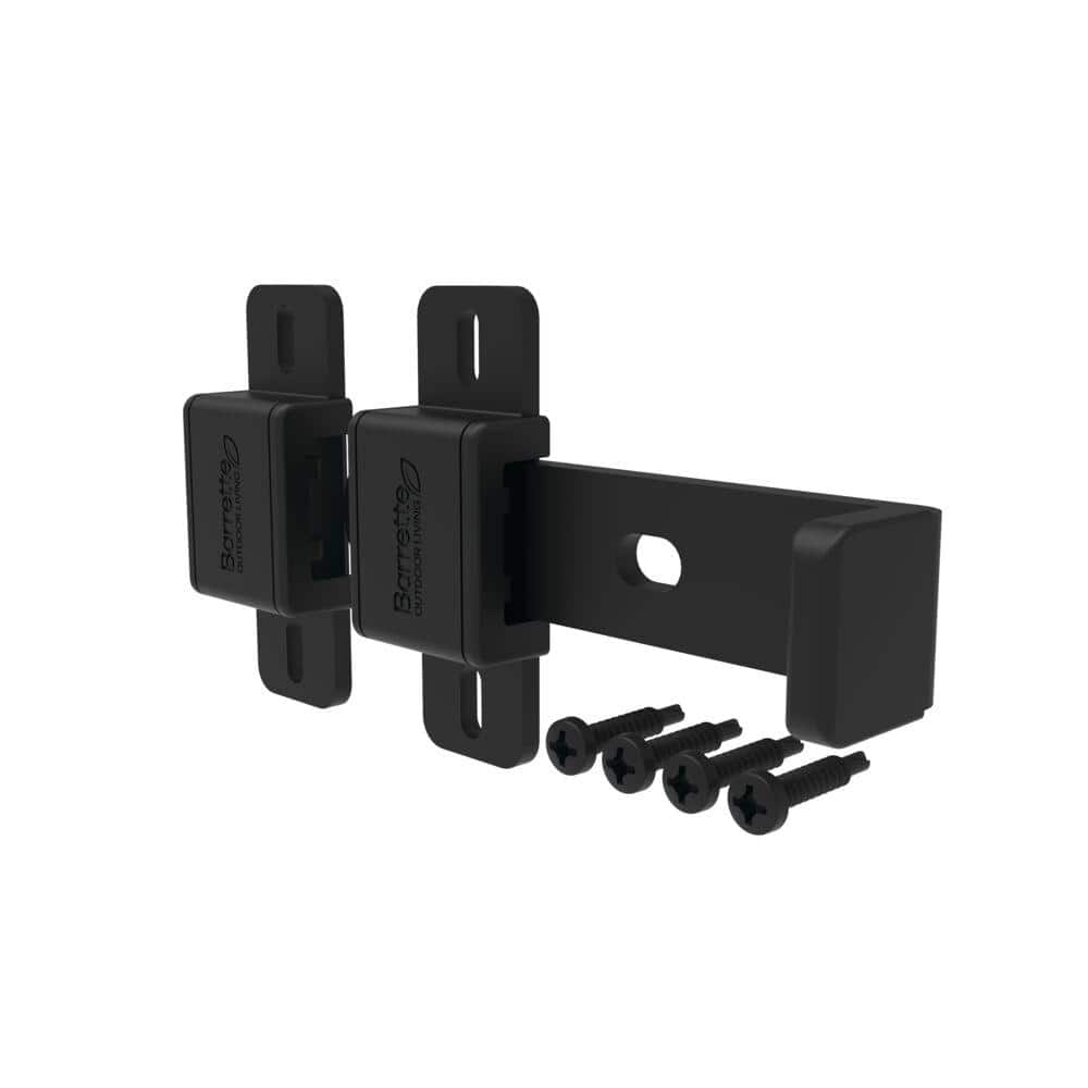 Barrette Outdoor Living 4.812 in. x 3.125 in. Stainless Steel Slide Bar Latch